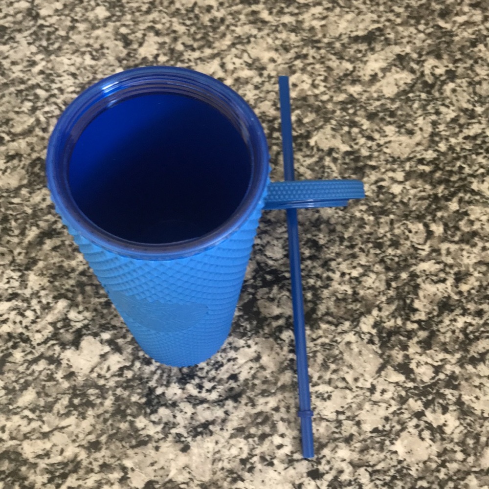 💙HP💙 NWT Starbucks Studded Blue Exclusive & Rare Tumbler 24oz - Picture 4 of 8
